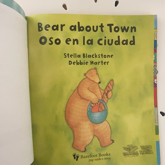 “Bear about town“ Kids Bilingual learning book - Picture 6 of 8